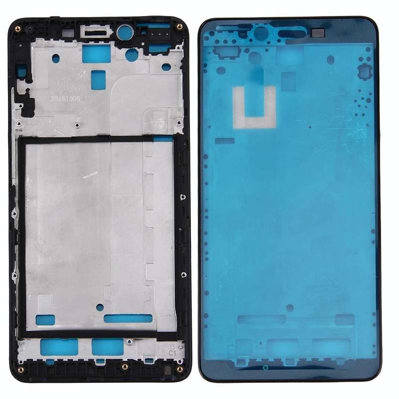 For Xiaomi Redmi Note 2 Front Housing LCD Frame Bezel(Black)