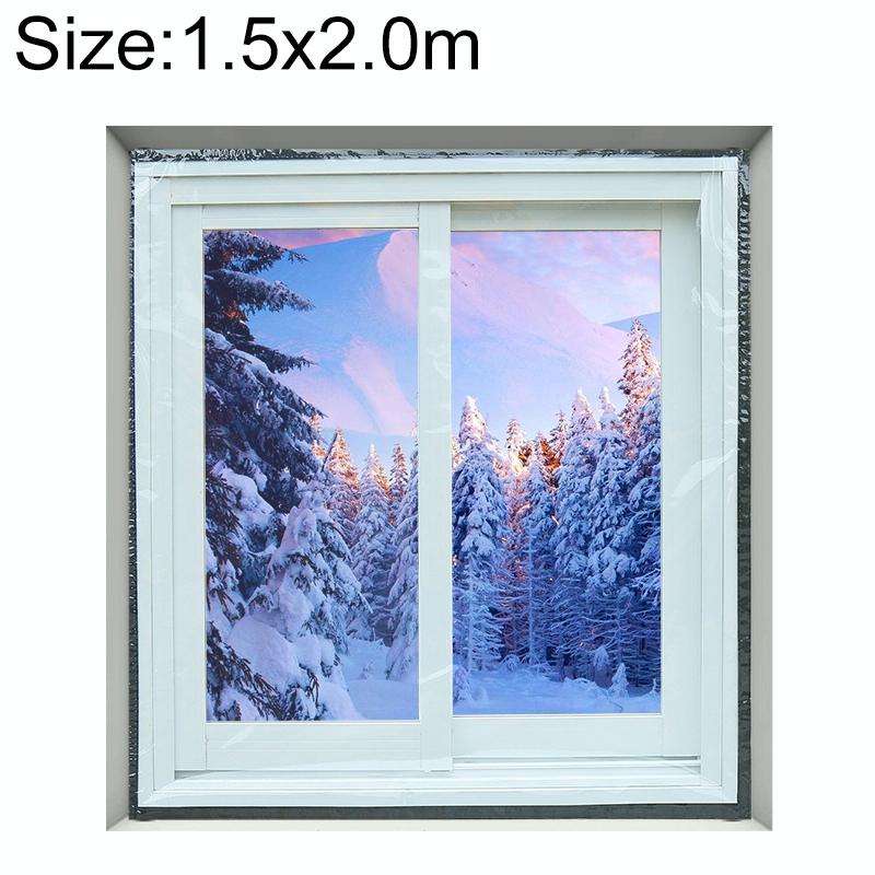 Window Windproof Warm Film Indoor Air Leakage Soundproof Double-Layer Insulation, Specification: ...