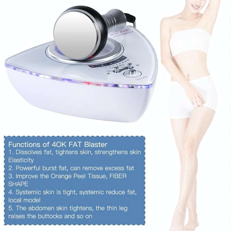 40K Mini Fat Burner Cavitation Machine Weight Loss Body Slimming Machine UK Plug