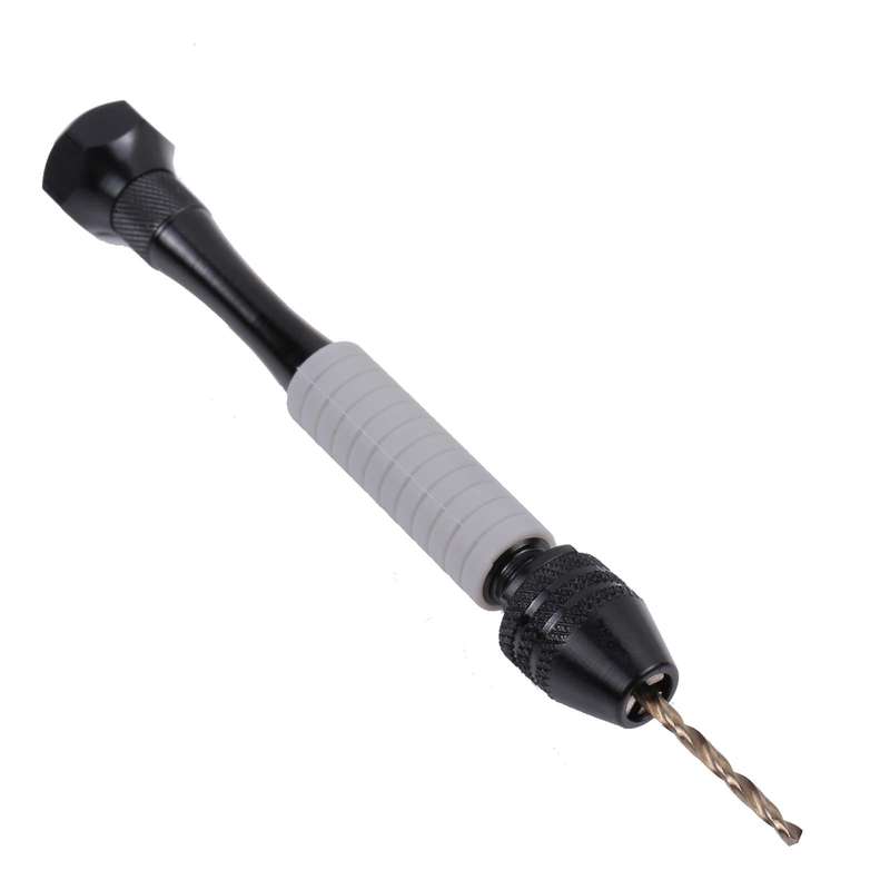 Precision Pin Vise Mini Twist Drill Bits Hand Drill Set, Model:8009