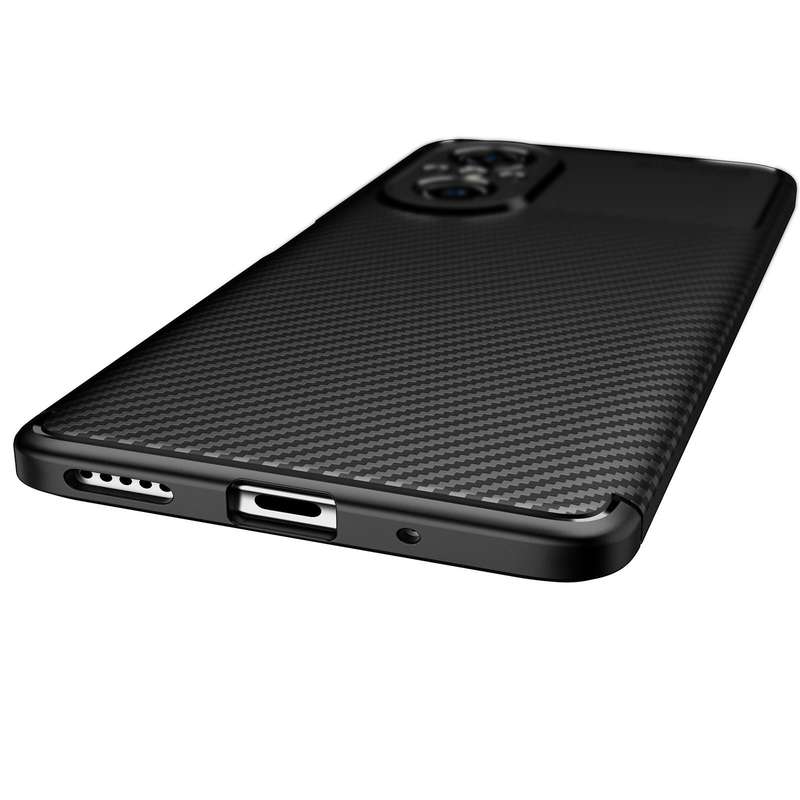For Huawei nova 9 SE Carbon Fiber Texture Shockproof TPU Phone Case(Black)