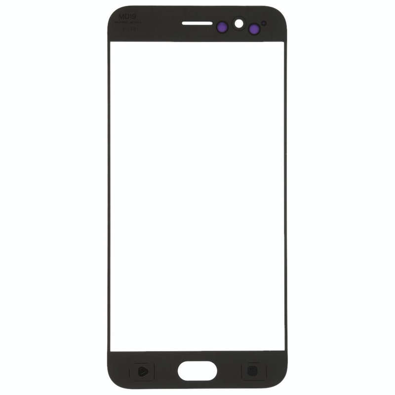 For OPPO R11 Front Screen Outer Glass Lens (Black)