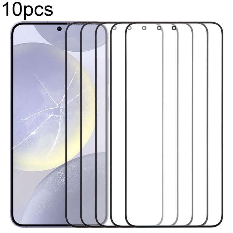 For Samsung Galaxy S24+ SM-S926B 10pcs Front Screen Outer Glass Lens with OCA Optically Clear Adh...