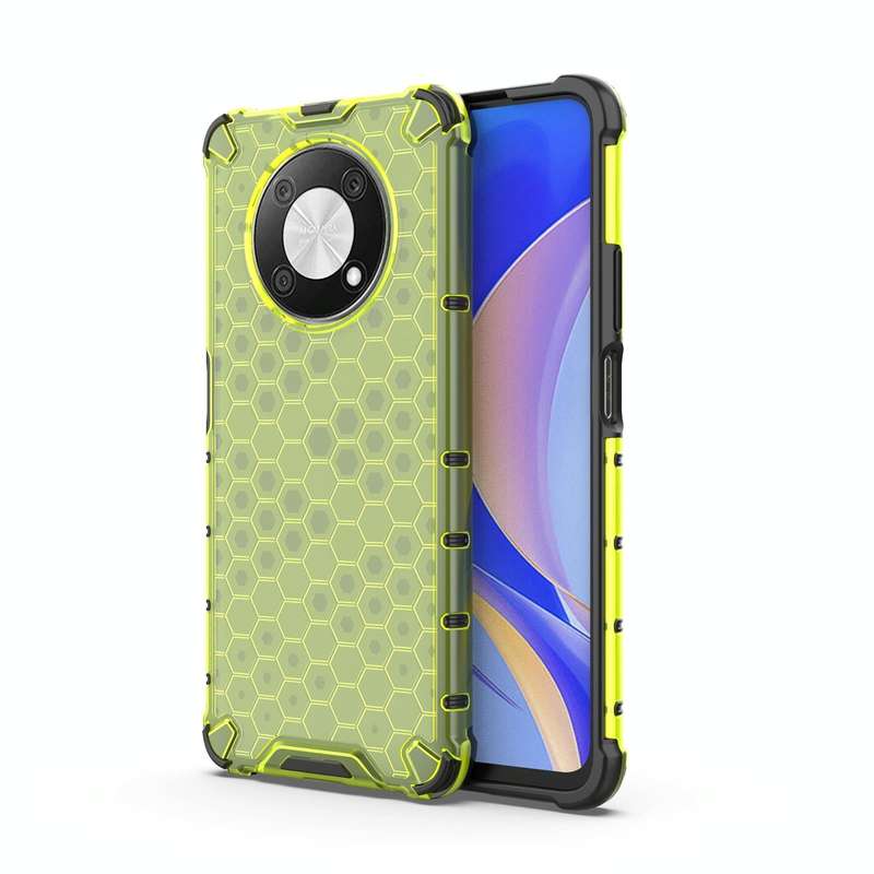 For Huawei nova Y90 4G Honeycomb Phone Case(Green)
