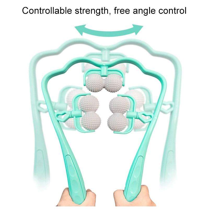 Handheld Cervical Shoulder And Neck Massager(Blue)