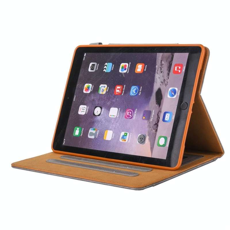 For iPad 10.2 2021 / 2020 / 2019 Business Style Horizontal Flip Leather Case with Holder & Card S...