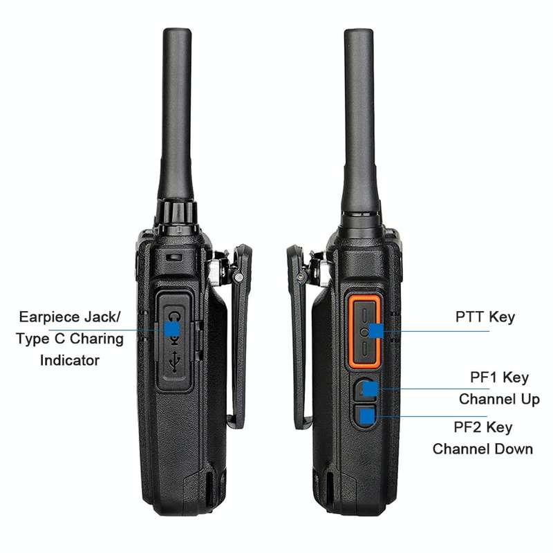 RETEVIS RB637 EU Frequency PMR446 16CHS License-free Two Way Radio Handheld Bluetooth Walkie Talk...