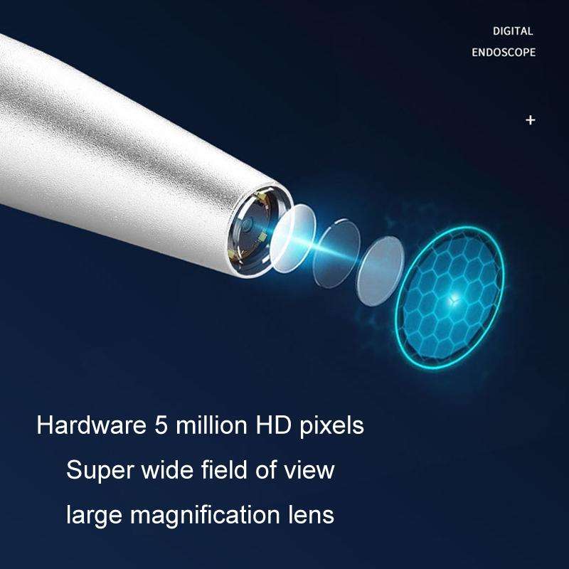 5 Million Digital Electron Microscope Magnifying Dermatoscope, Specification: B008 Not Waterproof
