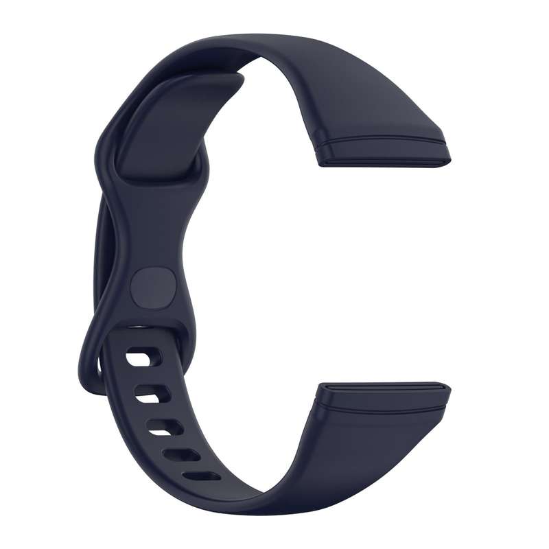 For Fitbit Versa 4 / Versa 3 / Sense Universal TPU Watch Band, Size:L(Dark Blue)