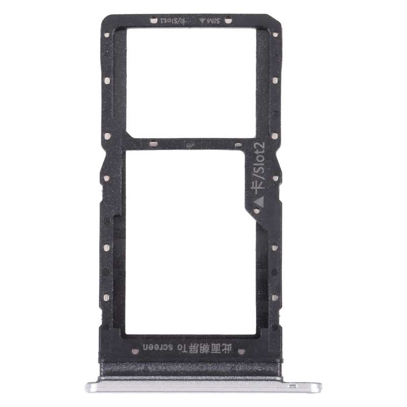 SIM Card Tray + SIM Card Tray / Micro SD Card Tray for Honor Play 20 (Silver)
