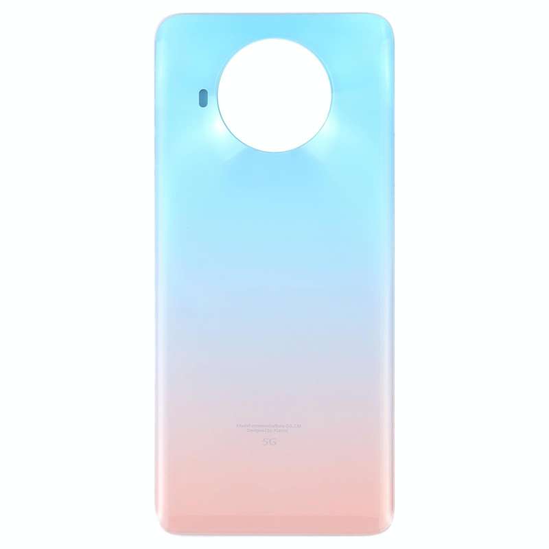 Glass Battery Back Cover for Xiaomi Redmi Note 9 Pro 5G/Mi 10T Lite 5G(Lake Blue)