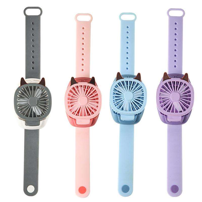 Watch Handheld Mini Fan(Purple)