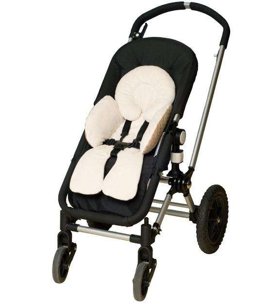 Strollers Seat Cushion Baby Car Head Body Support Pad(YELLOW)