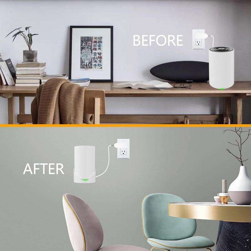 For TP Link Deco X68/X80/XE75/XE75 Pro Wifi 6-way Router Bracket(White)