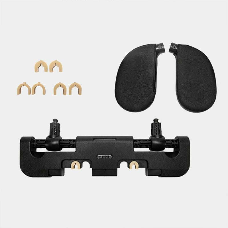 A02 Adjustable Car Auto U-shaped Memory Foam Neck Rest Cushion Seat Pillow(Black)