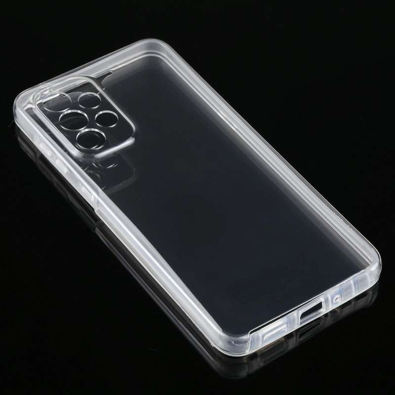For Samsung Galaxy A33 5G PC+TPU Double-Sided All-Inclusive Transparent Phone Case