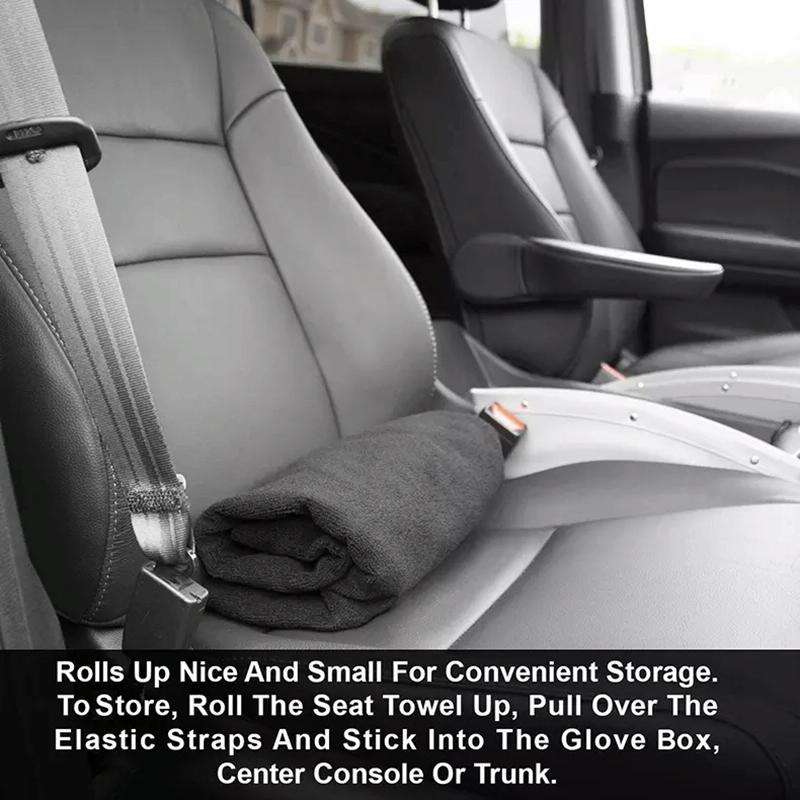 Car Universal Waterproof Anti-skid Seat Cover (White)