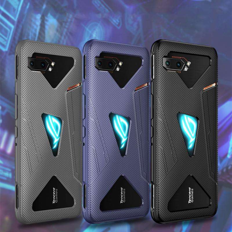 For Asus ROG Phone II TPU Cooling Gaming Phone All-inclusive Shockproof Case(Navy Blue)