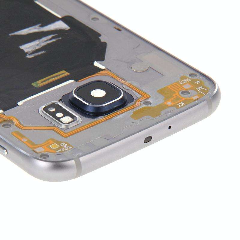 For Galaxy S6 / G920F Back Plate Housing Camera Lens Panel  with Side Keys and Speaker Ringer Buz...