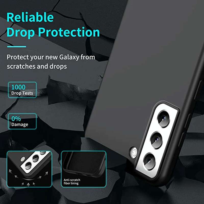For Samsung Galaxy S22 5G MagSafe Magnetic Liquid Silicone Phone Case(Black)
