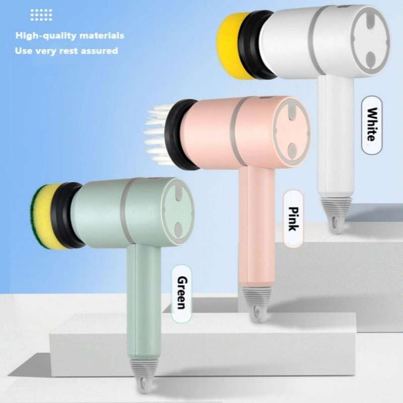 Wireless Electric Cleaning Brush USB Rechargeable Kitchen Bathtub Tile Cleaning Brushes Green 800...