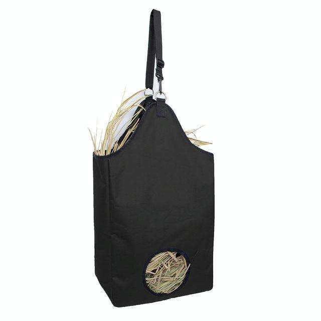Outdoor Round Hole Farm Hay Bales for Cattle Breeding Horse Breeding, Size:33x18x60cm(Black)