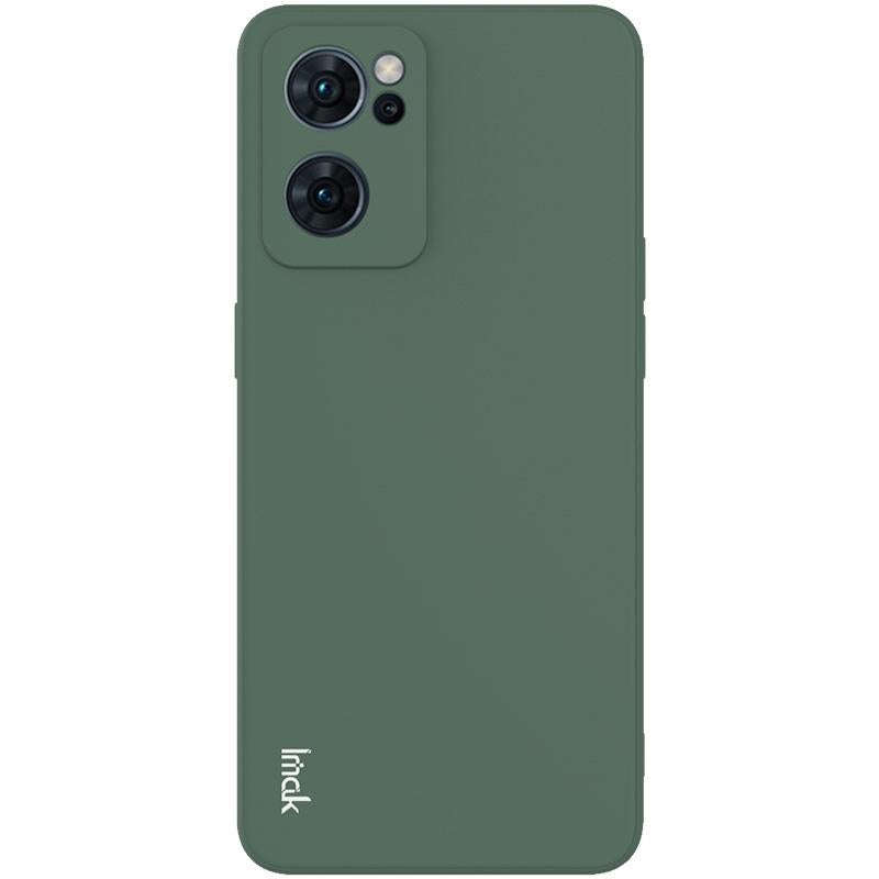 For OPPO Reno7 5G imak UC-4 Series Straight Edge TPU Soft Protective Case(Dark Green)