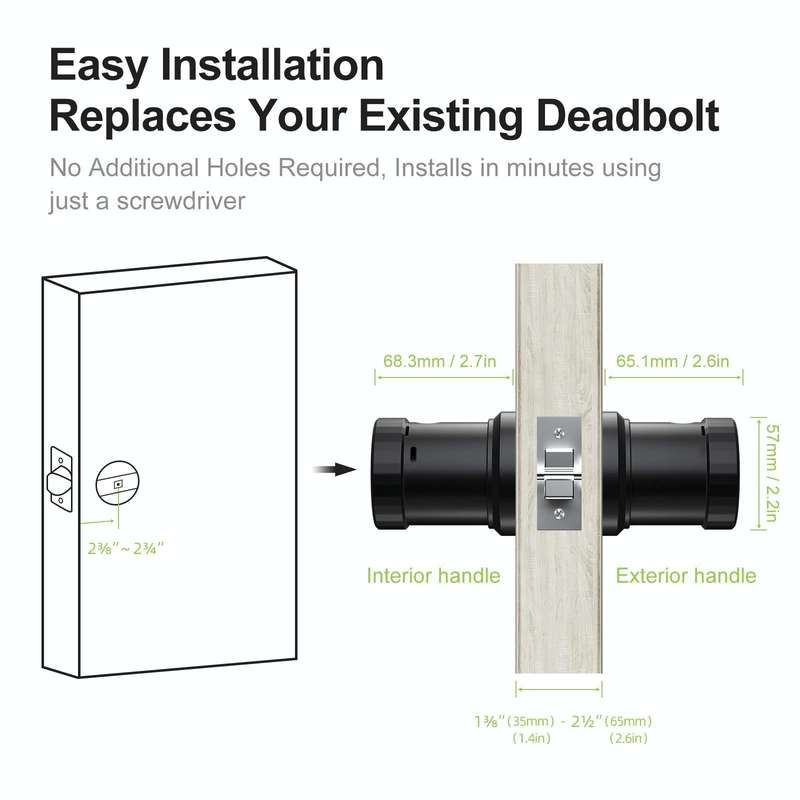 F20 Intelligent Fingerprint Lock Indoor Office Apartment Spherical Lock Doodle APP Lock