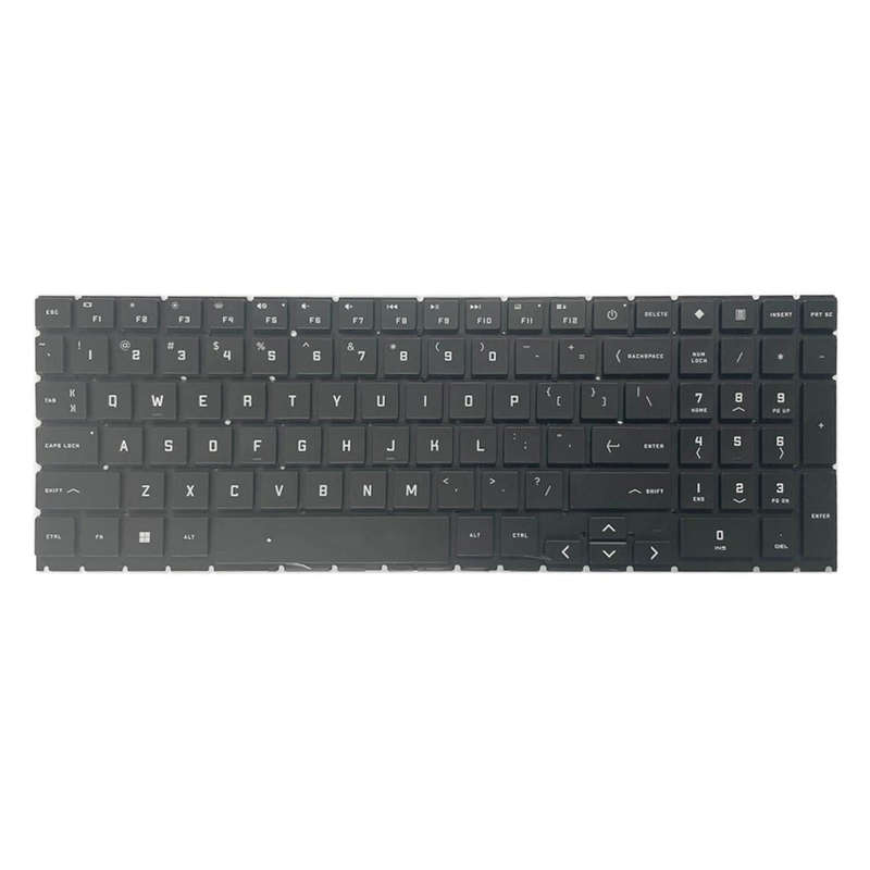 US Version Keyboard with Colorful Backlight / Number Key For HP OMEN 15 2020 15-EK 15-EN EK1016TX...