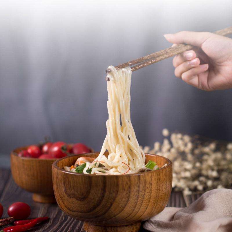 Adult Children Jujube Solid Wood Bowl Soup Noodle Bowl Household Tableware, Size:Diameter 9.5 cm
