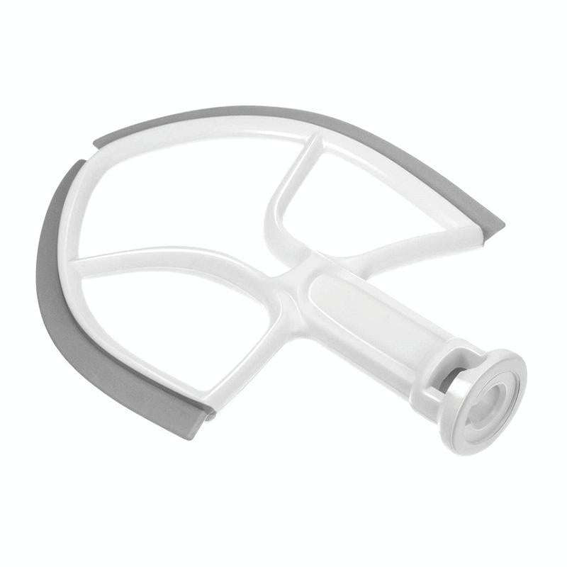 For KitchenAid 5QT Bowl-Lift Stand Mixers Plastic Flat Beater Paddle With Silicone Edges