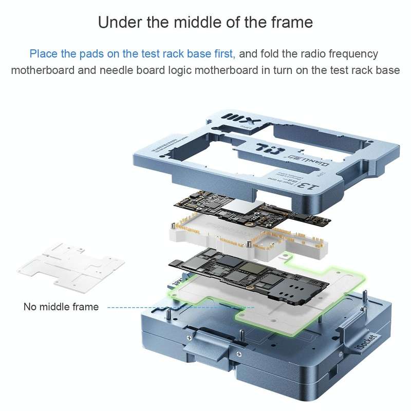 Qianli iSocket Motherboard Layered Test Fixture For iPhone 13 Series