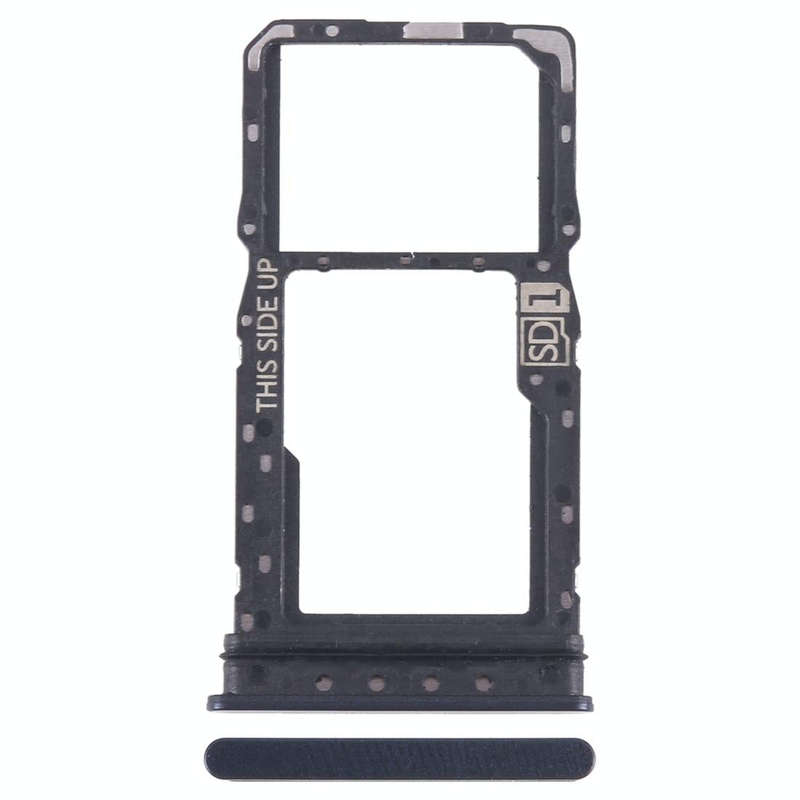For Motorola Moto G 5G 2023 Original SIM Card Tray + Micro SD Card Tray (Black)