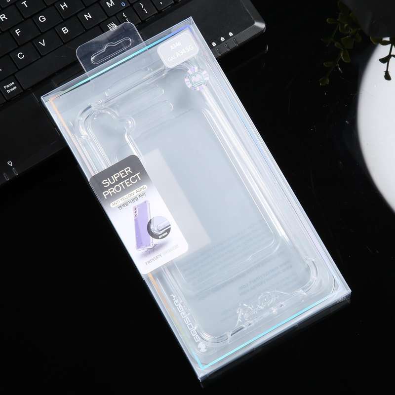 For Samsung Galaxy A34 5G MERCURY GOOSPERY SUPER Four-Corner Shockproof TPU Phone Case(Transparent)