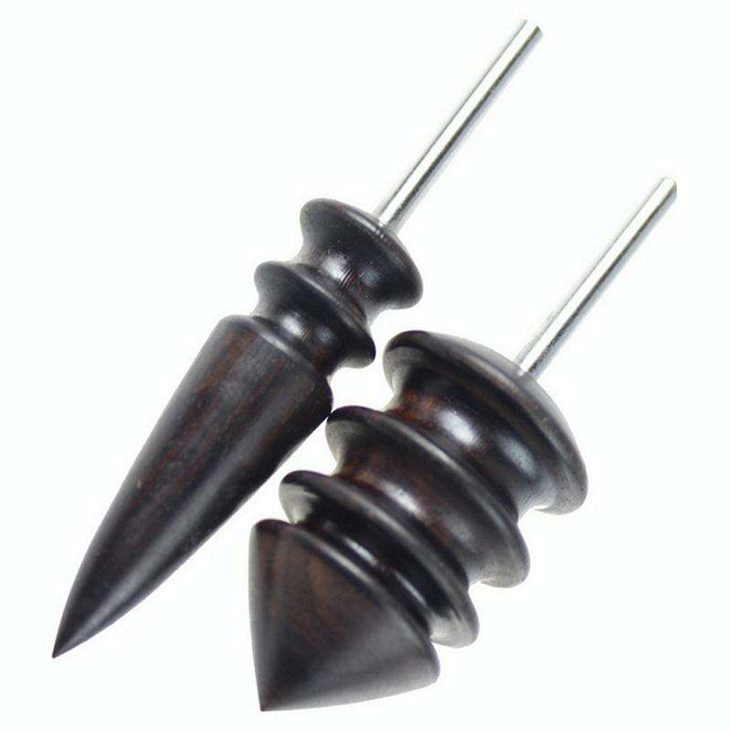 Leather Tool Edge Electric Polishing Slicker Flat Pointed Head Sandalwood Leathers Craft DIY Tool...