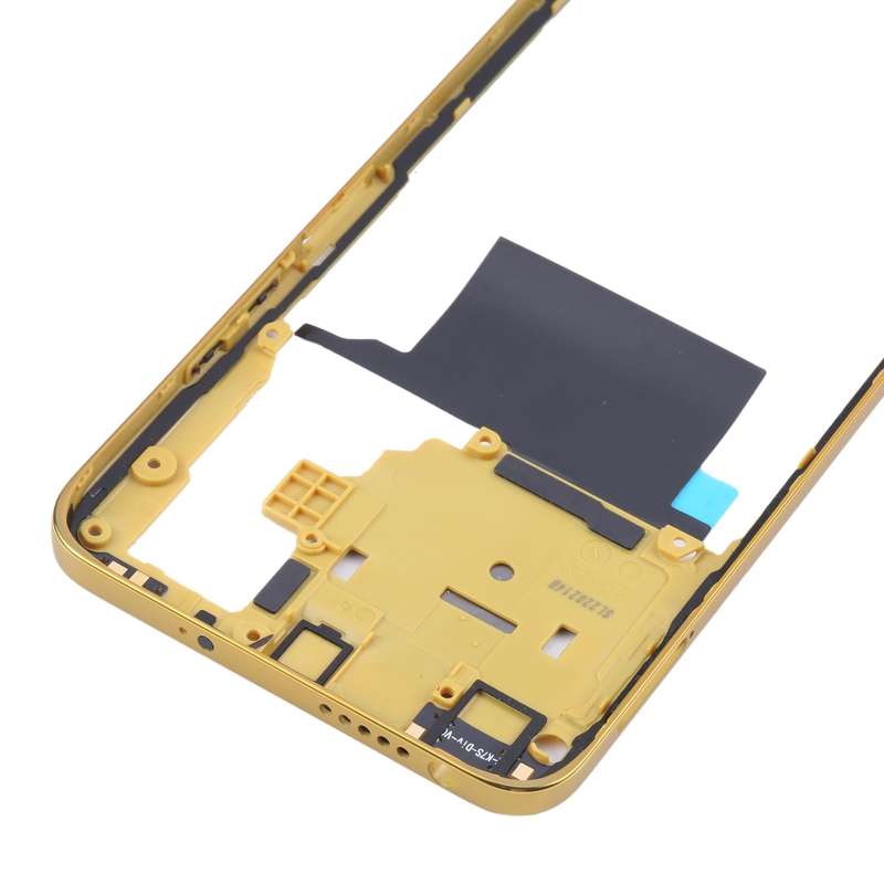 Original Middle Frame Bezel Plate for Xiaomi Poco M4 Pro 4G MZB0B5VIN(Yellow)
