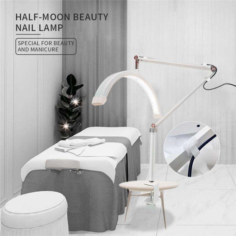 HD-M3X For Eyelash Extensions / Tattoo / Nail Art Lighting Lamp 16 inch Clip-on Half Moon Desk La...