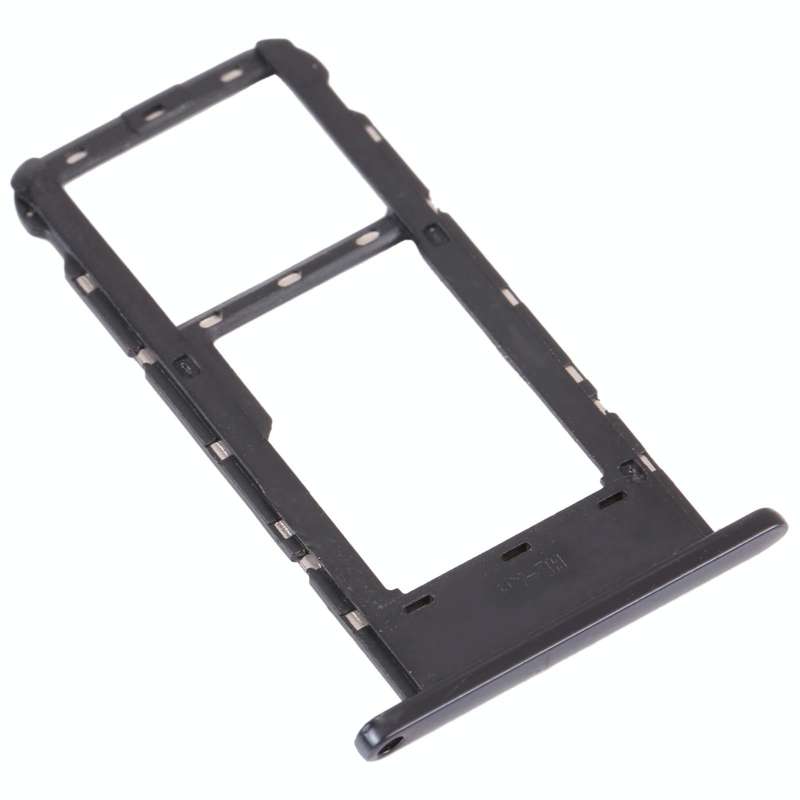 SIM Card Tray + Micro SD Card Tray for ZTE Blade V2020 Smart (Black)