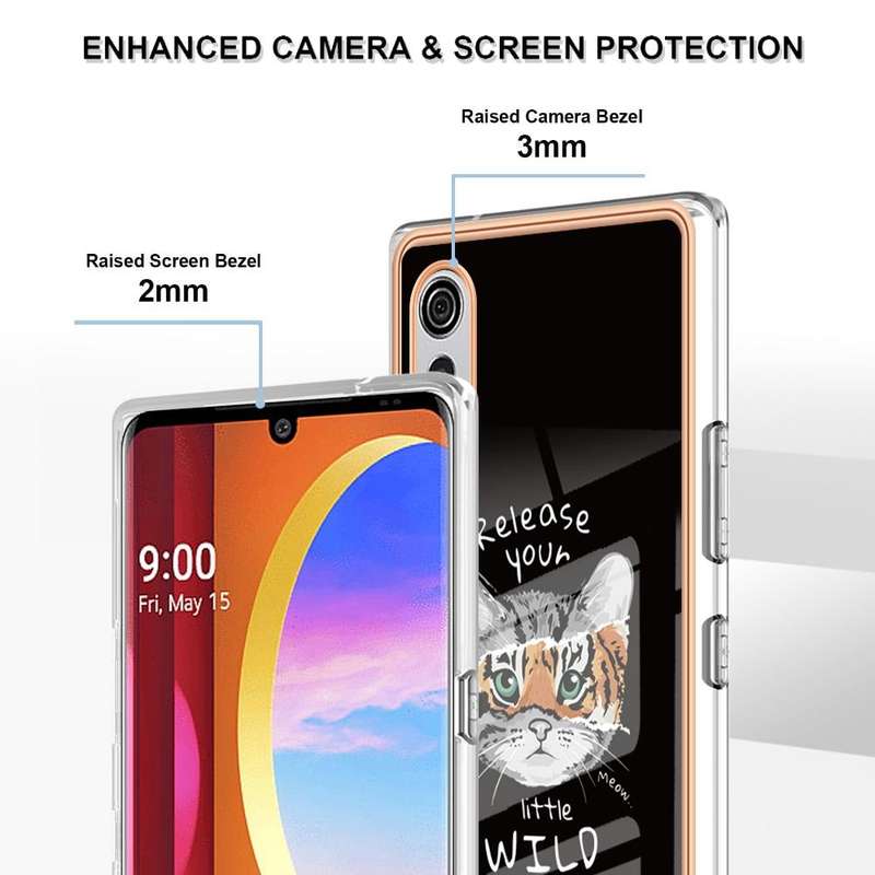 For LG Velvet 5G / 4G / G9 Electroplating Marble Dual-side IMD Phone Case(Natural Growth)