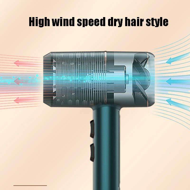 Home Dormitory Mute High-Power Hot And Cold Air Hair Dryer, 220V UK Plug(Red)