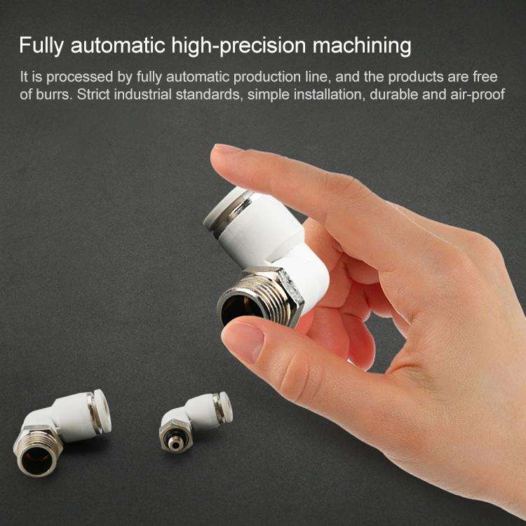 PL12-04 LAIZE PL Elbow Pneumatic Quick Fitting Connector