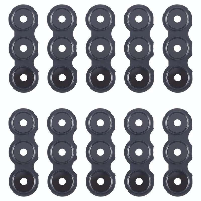 For Samsung Galaxy A05s SM-A057F 10pcs Original Rear Camera Lens Cover(Black)