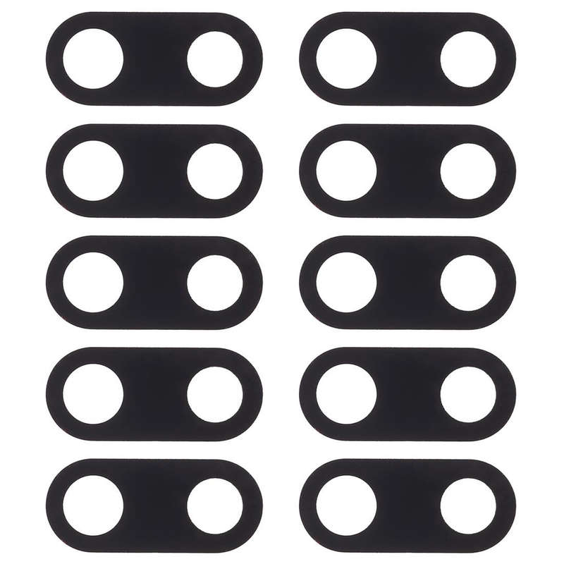 10 PCS Back Camera Lens Cover for Nokia 3(Black)