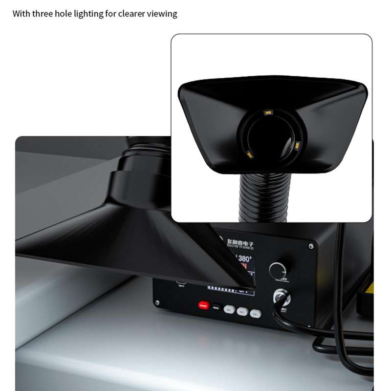 TBK D-201 2 in 1 Intelligent Constant Temperature Soldering Iron With Solder Smoking Absorber Too...