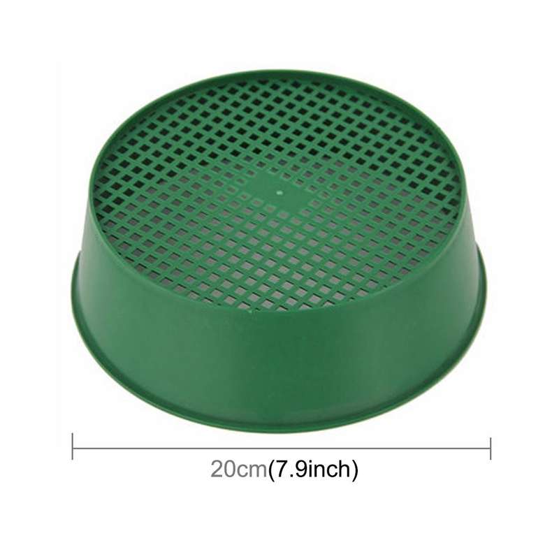 Plastic Mesh Sieve Soil Sieve PE Plastic Net Glasses of Gardening Tools Gardening Supplies, Sieve...
