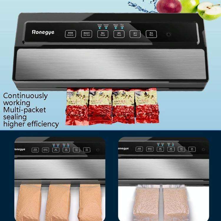 Ronegye Household Automatic Vacuum Packaging Machine Food Vacuum Machinery Small Vacuum Sealing M...