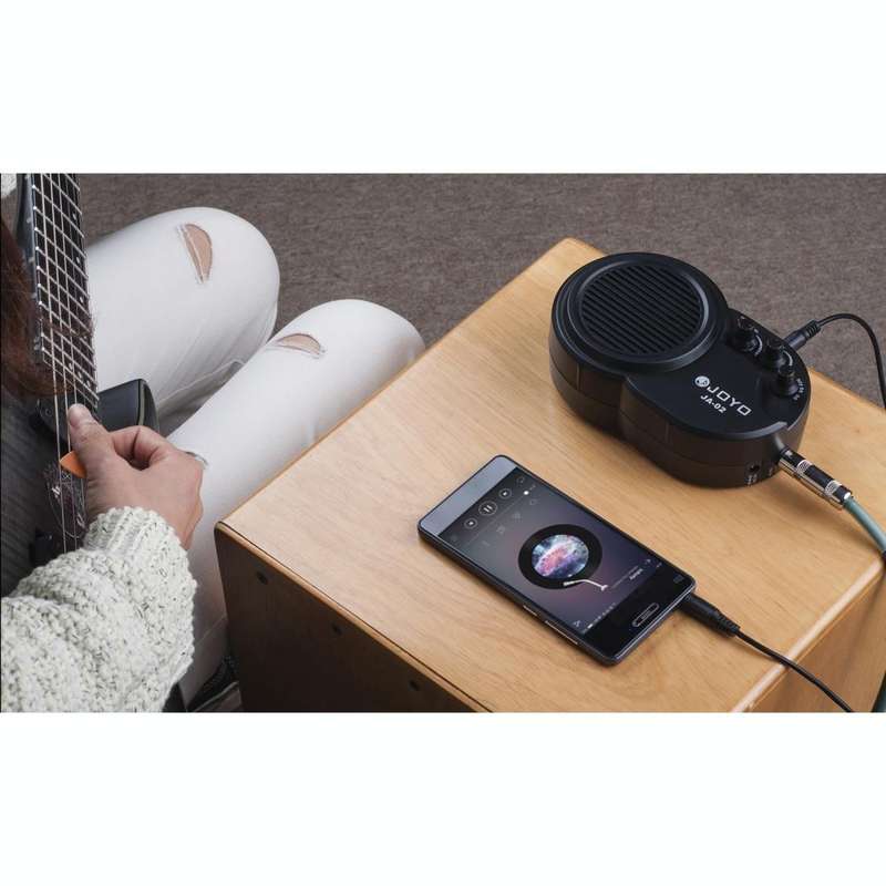 JOYO JA-02 3W Guitar Amplifier Mini Electric Guitar Amp Amplifier Speaker with Volume Tone Distor...