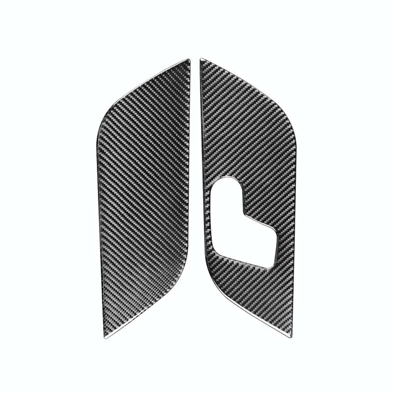 6 PCS / Set Carbon Fiber Car B Front Door Panel Decorative Sticker for Mercedes-Benz B-Class 2019...