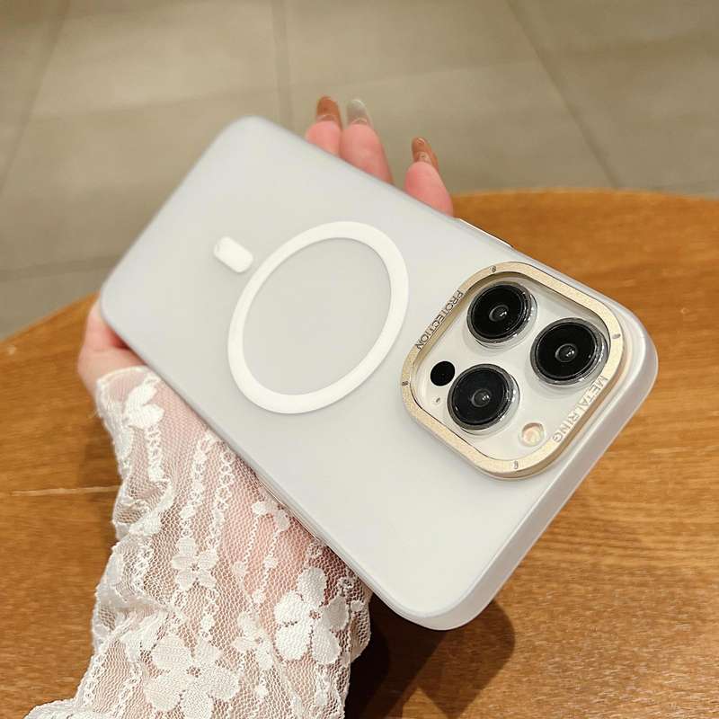 For iPhone 11 Frosted PC MagSafe TPU Phone Case(Black)