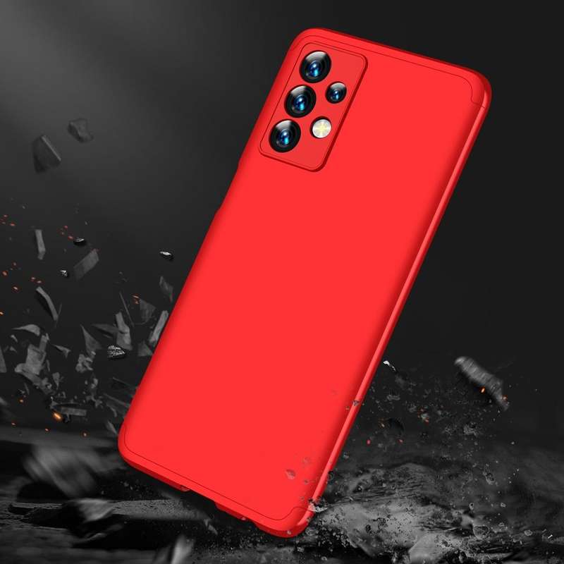 For Samsung Galaxy A23 GKK Three Stage Splicing Full Coverage PC Phone Case(Red)
